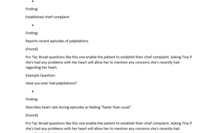 NUR 612 Week 3 SOAP Notes - Tina Jones Cardiovascular Advanced Health Assessment